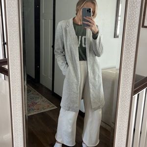 Knee length over coat